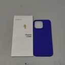 ORNARTO Compatible with iPhone 16 Pro Max Case 6.9", Slim Liquid Silicone 3 Layers Soft Gel Rubber Shockproof Protective Cover with Anti-Scratch Microfiber Lining-Klein Blue