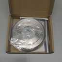 1/2" Thick Spacer for Tub Spout, Flange Trim Ring for Bath Faucet, Eschutcheon Cover Plate for Spigot with Split PVC Blocking Water, Shower Pipe Remodeling Sealer (304SUS-Brushed Nickel)