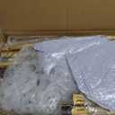 LANGXUN 7.8Ft Metal Gold Balloon Arch Kit, Semi-Circular Balloon Arch Stand with Water Bases for Wedding Bridal Baby Shower Birthday Party Supplies Decorations