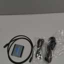 Analog to Digital Audio Converter Dual Analog 3.5mm Jack AUX to Optical SPDIF Audio Adapter with Optical Cable 3.5 Audio Cable and 3.5 to RCA Cable for CD Player to Soundbar