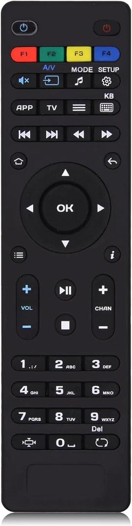Replacement IPTV Remote Control for MAG Box Remote Control IPTV Set-Top Box OTT TV Box MAG250 MAG254 MAG255 MAG256 MAG257 MAG260 MAG275 MAG322 MAG349 -The Instructions are on The Back