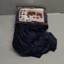 NICEEC Spandex Chair Covers for Dining Chairs Covers Set of 2 Removable Dining Room Chair Covers with Skirt Parson Chair Slipcovers Washable Chair Protector for Kitchen Wedding Party(Navy Blue)