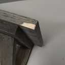 MyGift 17-Inch Rustic Gray Wood Wall-Mounted Shelves, Set of 2