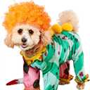 Rubies Clown Pet Costume for Dogs or Cats, XL (Extra Large, Green)