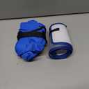 Supet Raised Inflatable Dog Cone Collar to Stop Licking, Soft Dog Cone Alternative After Surgery, Pet Neck Donut Collar for Small Medium Large Dogs (Solid Blue)