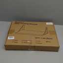 Heimlove Deep Floating Shelves for Wall, 16W x 12D Rustic Grey Wood Wall Shelves Set of 2, Large Floating Shelf for Living Room, Kitchen, Office, Bedroom and Decor Storage, with Metal Bracket - Grey