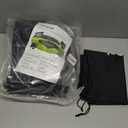 Portable Shower Pan, Foldable Shower Base & Basin Floor with Detachable Drain Pipe, for RV, Outdoor,Indoor Shower Stall Enclosures (Black)