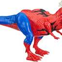 Spider-Man Marvel Web Chompin' Spider-Rex 16-Inch Action Figure with Sounds and Dino Blast Action, Superhero Toys for Kids Ages 4 and Up