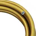 16ft Flexible Pipe PVC Tubing - Bendable Pipe Stem for Artificial Flowers Stem, Balloon Arches, Floral Wedding Decor, DIY Crafts, Cosplay Props & Educational Projects. (16mm 16ft Champagne Gold)