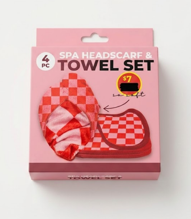 Spa Headscarf Towel Set