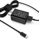 Fast Charger Compatible for Fire UL Listed AC Adapter 2A Rapid Charger with 6.6Ft Micro-USB Cable for All-New Fire 7 HD 8 10 Plus Tablet, Kids Pro, Kids Edition, HD HDX 7 8.9 (Black)