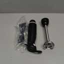 Bonsenkitchen Hand Blender, Immersion Blender with 2 Mixing Speed, Electric Handheld Mixer Portable Stick Mixer with Stainless Steel Blades for Soup, Smoothie, Puree, Baby Food