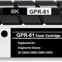 GPR61 GPR-61 Black Toner Cartridge Replacement for Cacon GPR-61 Toner Cartridge for Imagerunner Advance DX C5840i C5850i C5860i C5870i Series Printer