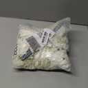 Flojery Silk Hydrangea Heads Artificial Flowers Heads with Stems for Home Wedding Decor,Pack of 10 (White)