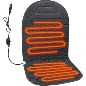 ILLUMINEW Seat Cushion Cover for Full Back and Seat Winter Gifts for Family for Family (Black)