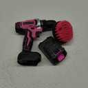 20V Pink Cordless Drill Set - Power Drill/Driver Kit with Drill Brush, Bit Set, 3/8" Keyless Chuck, 2 Variable Speed, 25+1 Torque Setting, Battery and Charger Included, Electric Drill for Home