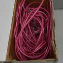 jenico Dog Tie Out Cable, 10/15/20/30/40/50/70/100/150FT Runner Cable with Swivel Hook and Shock Spring, Dog Leash Run Tether for Yard Outdoor and Camping,for Small to Medium Pets Up to 500lbs  (Pink)