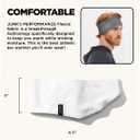 JUNK Brands Ear Warmer Headband - Performance Fleece, Moisture-Wicking, Non-Slip, Winter Ear Muffs for Men & Women - One Size - Snowscape