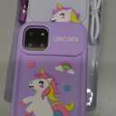 Luyiilo Kids Smart Phone Toys for Girls,Unicorn Gift Toys for Girls Ages 3-9 Christmas Birthday Gifts Mini Smart Phone Toys With 2.8" Touchscreen 16 Learning Games Dual Camera Music Player, 8G SD Card