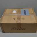 TOCHIC Semi Flush Mount Ceiling Light, 5-Light Modern Gold Leaf Chandelier, 23.2" D Farmhouse Close to Ceiling Light Fixture Entryway Flush Mount for Bedroom Dining Room Living Room Kitchen Foyer