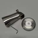 Dreyoo Slip On Diverter Tub Spout with Metal Cover Ring and Foam Gasket, Compatible with Kohler GP85556-CP, Bathroom Bathtub Faucet Set Replacement Fits 1/2'' Copper Water Tube(Brushed Nickel)