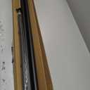 Tension Curtain Rod by EZFurni, 42-123 Inches, Heavy Duty Tension Rods for Windows, Adjustable Spring Loaded Curtain Rods No Drilling, Renter Friendly, Hold Up Blackout Curtains and Non Slip, Black