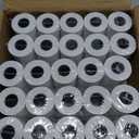 MFLABEL 2 1/4" Thermal Paper Rolls - 50 Rolls of 2.25 x 50' Credit Card Receipt Paper, Compatible with Clover POS, Visa/MasterCard Terminals, & Standard Credit Card Machines