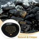 Happy Anniversary Rock Gifts for Men & Women - Decorative Rock with Heartfelt Message, Anniversary Wedding Gift for Husband Wife Him Her Couple,Romantic Keepsake,Engraved Natural River Stone Accessory