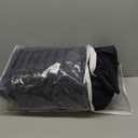 H.VERSAILTEX Velvet 4 Piece High Stretch Sofa Slipcover Cover Furniture Protector Form Fit Thick Velvet Extra Large Sofa Cover for 3 Cushion Couch Width Up to 105 Inch(XL Sofa, Jet Black)