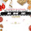 Sports Medal Hanger Display Holder Hook Rack for 60 Medals-16 Wide with 20 Hooks-Black-Easy Use Awesome Gifts (16 inches long Pack Box)