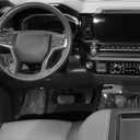 Voodonala Radio AC Knobs Air Conditioner Switch Button Center Console Switch Knob Cover Trim for 2022-2026+ Chevy Silverado GMC Sierra Interior Accessories Aluminum Alloy Black