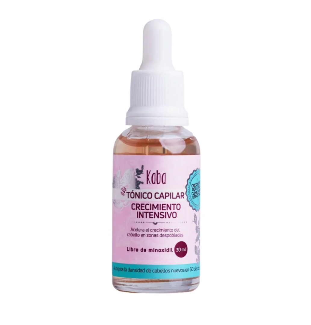KABA Intensive Growth Hair Tonic | Natural Hair Growth and Thickness Stimulant | Reduces Alopecia and Strengthens Hair