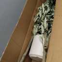 Timoo Faux Olive Tree Olive Trees Artificial Indoor with White Planter (5 FT)