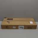 QEEIG Floating Shelves for Wall 23.6" Long - Wall Mounted Shelf Bathroom Kitchen Living Room Bedroom Farmhouse Home Decor Display Bookshelf Large 23.6 x 9.3 inch Set of 2, Black (008-60B)