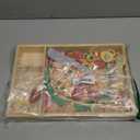 Melissa & Doug Wooden Pizza Party Play Set, 36 Self-Stick Toppings, Pizza Toy Kitchen Set & Play Kitchen Accessories, Preschool Toys for Boys & Girls 3+