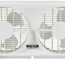 BEYOND BREEZE 9" Twin Window Fan 2-Speed Reversible Airflow Blades, Expandable, Manual Controls (Min. 22.4" Max. 34.3")