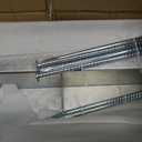 Outdoor Stair Kit, 3 Zinc-Coated Garden Steps with 6 Stakes