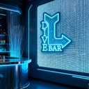 Retro Dive Bar Neon Sign Vintage Style LED Light Home Bar Man Cave Pub Wall Decor Birthday Party Gift