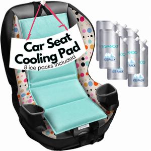Swanoo Car Seat Cooling Pad, Stroller Cooling Pad with Ice Pack for Babies Toddler and Kids, Sun and Heat Cover Protector for Summer Carseat Cooler Liner