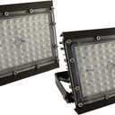 PROZONE 50W 12V DC 24V AC LED Flood Light LAMP of Warm White Floodlights Security Outdoor Waterproof IP66 Ultra Bright 3000k Color 7000lm Marine Use Yacht,Boat,Ship 2PCS Warm White(Pack of 2)