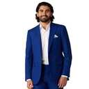 Alton Lane Mercantile Jacket Tailored Fit - Premium Quality Suit Jacket for Men, Stylish and Elegant Men’s Suit Jackets, Cobalt, 46
