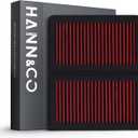 HANN&CO Washable And Reusable High Flow Cabin Air FilterGreater Than 15 Years of Service LifeUse a Split StructureSuitable For Jeep WranglerGladiator Replacement CF12450CP450VF2047HCC2143-X