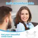 2 Pairs, Temporary Veneers Kit for Women and Men, Tooth Replacement Kit, Nature and Comfortable