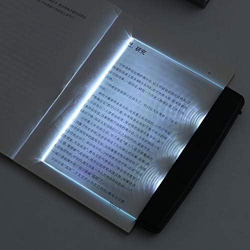 MKJPJUN Student Reading Lamp Book Light LED Reading Book Night Light for Reading Reading Book Light Portable Bookmark Light Reading in Bed, Car (WhiteBattery mounted version)
