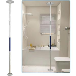 Zelen Transfer Pole for Seniors, Security Pole Tension Mounted Floor to Ceiling Grab Bar Pole for Elderly Assist, Handicap Pole Safety Assist Bathroom Grab Bar Security Support Handle