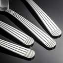 Asian Soup Spoons Stainless Steel Chinese Soup Spoons Set of 6 for Ramen Pho Wonton Dumpling Noodles (medium)