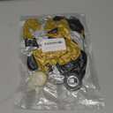 Black Gold Silver Balloons Set, 60 Pcs 12 Inch Metallic Chrome Gold Silver Balloon Black Silver Gold Balloons for Birthday Wedding Graduation New Year Party Decoration