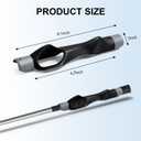 4 x Golf Grip Trainer, Grip Trainer Golf for Boosting Grip Strength, Precision & Swing, Training Aid to Train Correct Hand Position & Achieve Outstanding Performance (Grey)