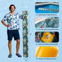 Inflatable Swim Pool Noodles, Premium Fabric-Covered Swim Floats for Adults, 56 '' Swimming Pool Noodles for Floating, Adults Pool Accessories for Ocean, Lake, Beach