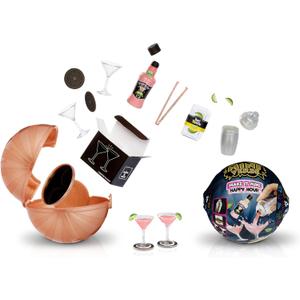 MGA's Miniverse Make It Mini Happy Hour Mini Collectibles, Blind Packaging, DIY, Resin Play, Replica Cocktails, NOT Edible, Collectors, 21+